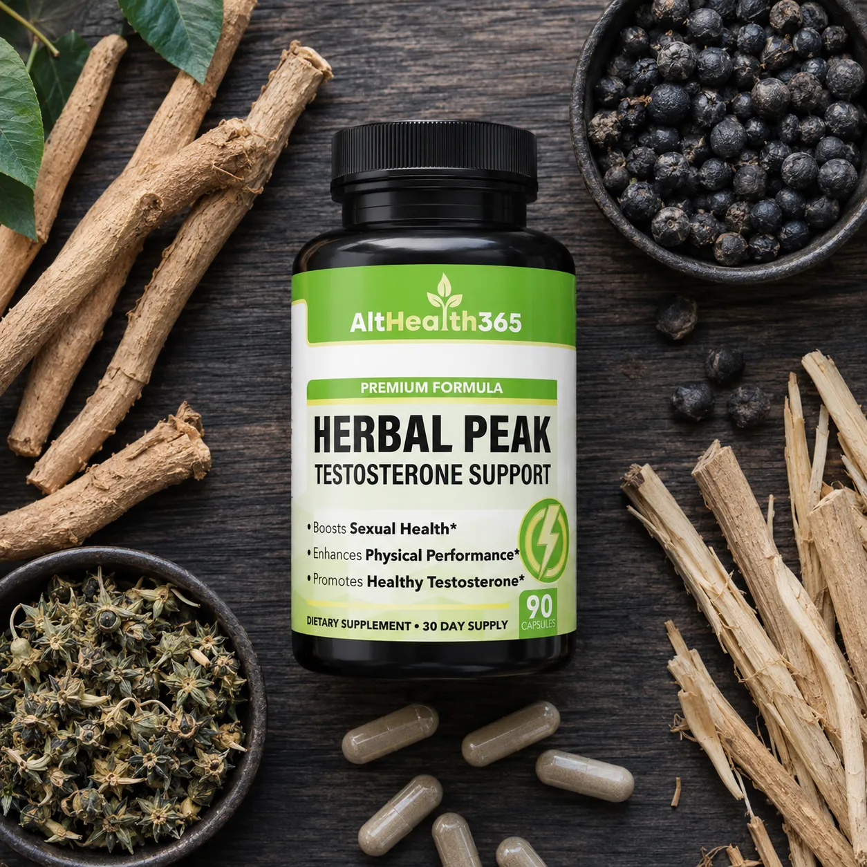 Herbal Peak Testosterone Support with Tribulus & Tongkat Ali - Image 8