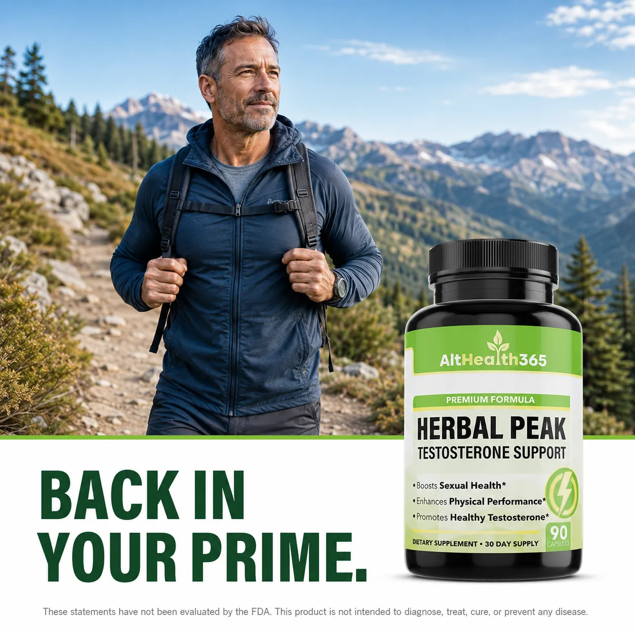Herbal Peak Testosterone Support with Tribulus & Tongkat Ali - Image 9