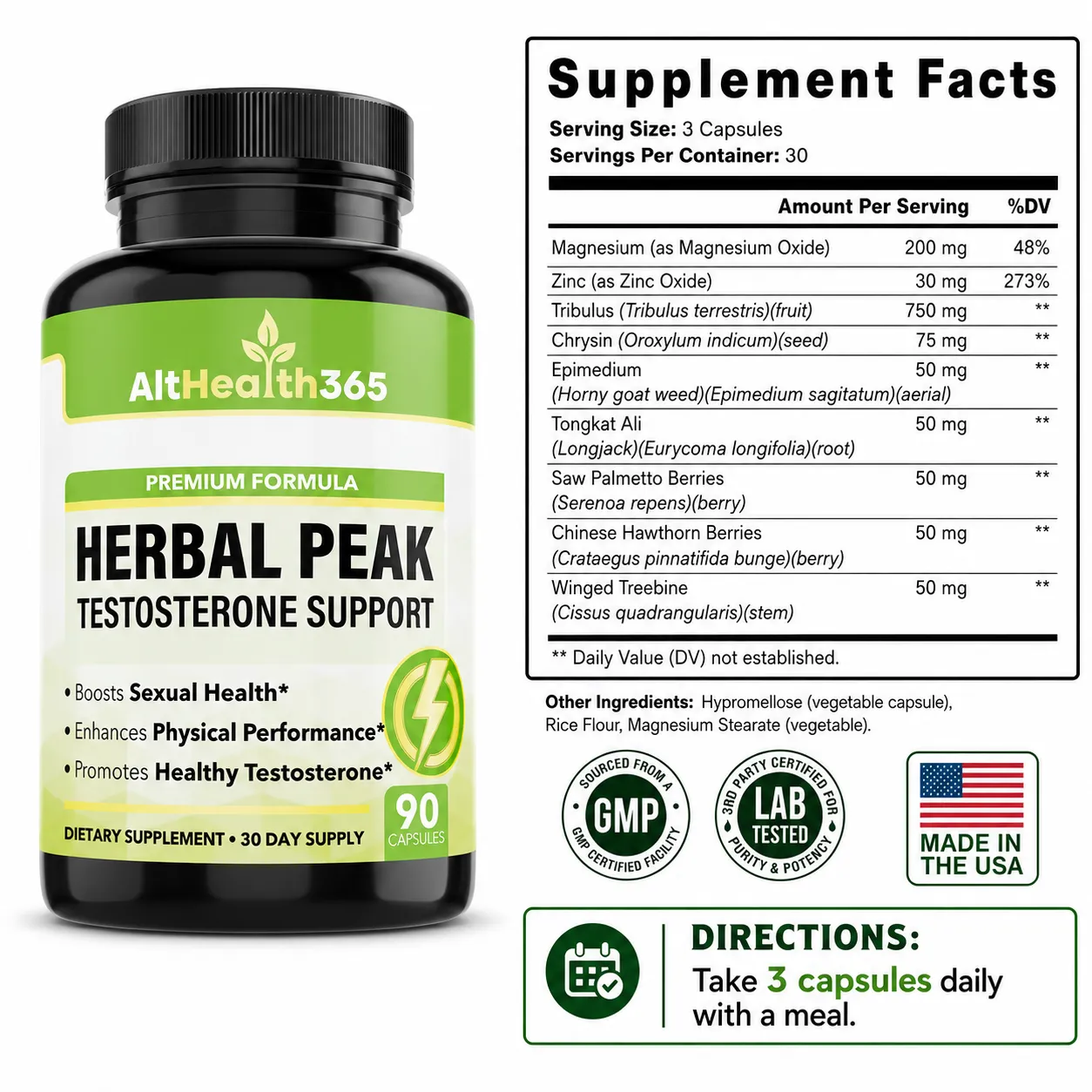 althealth-herbal-peak-supplement-facts