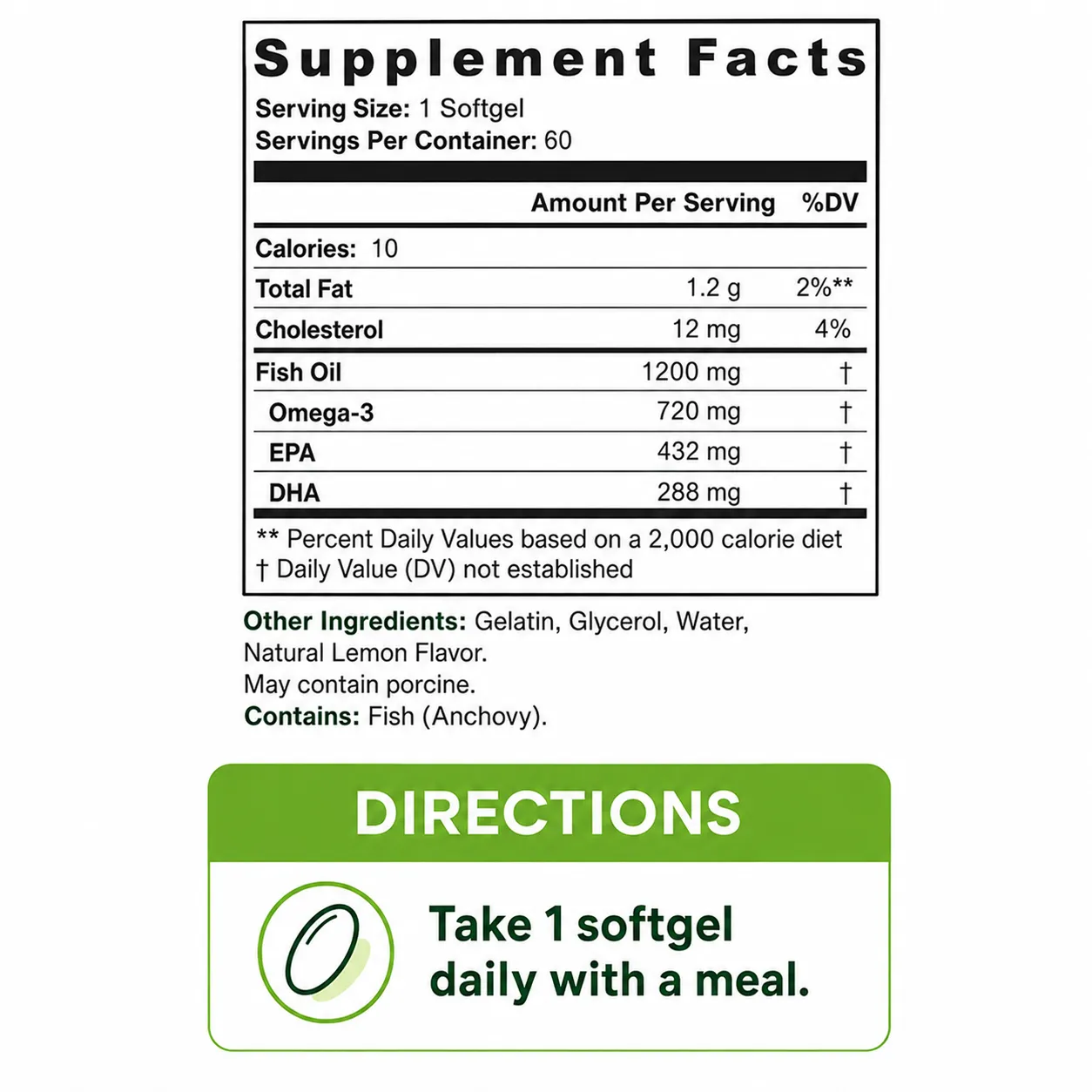 Omega-3 Fish Oil Softgels with EPA & DHA - Image 10