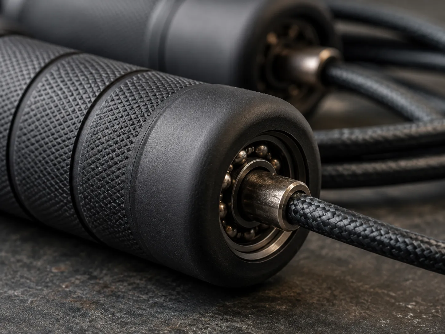 jump rope handle grip detail