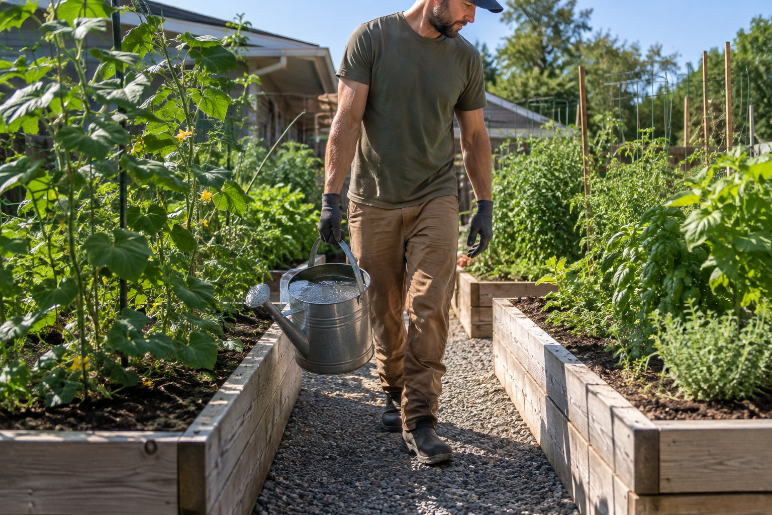 A week of everyday movement, from gardening to the flea market booth