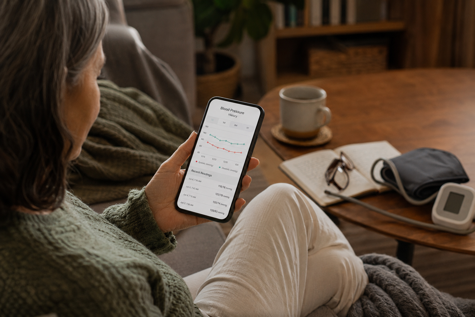 Consistent daily blood pressure check using a validated upper arm monitor