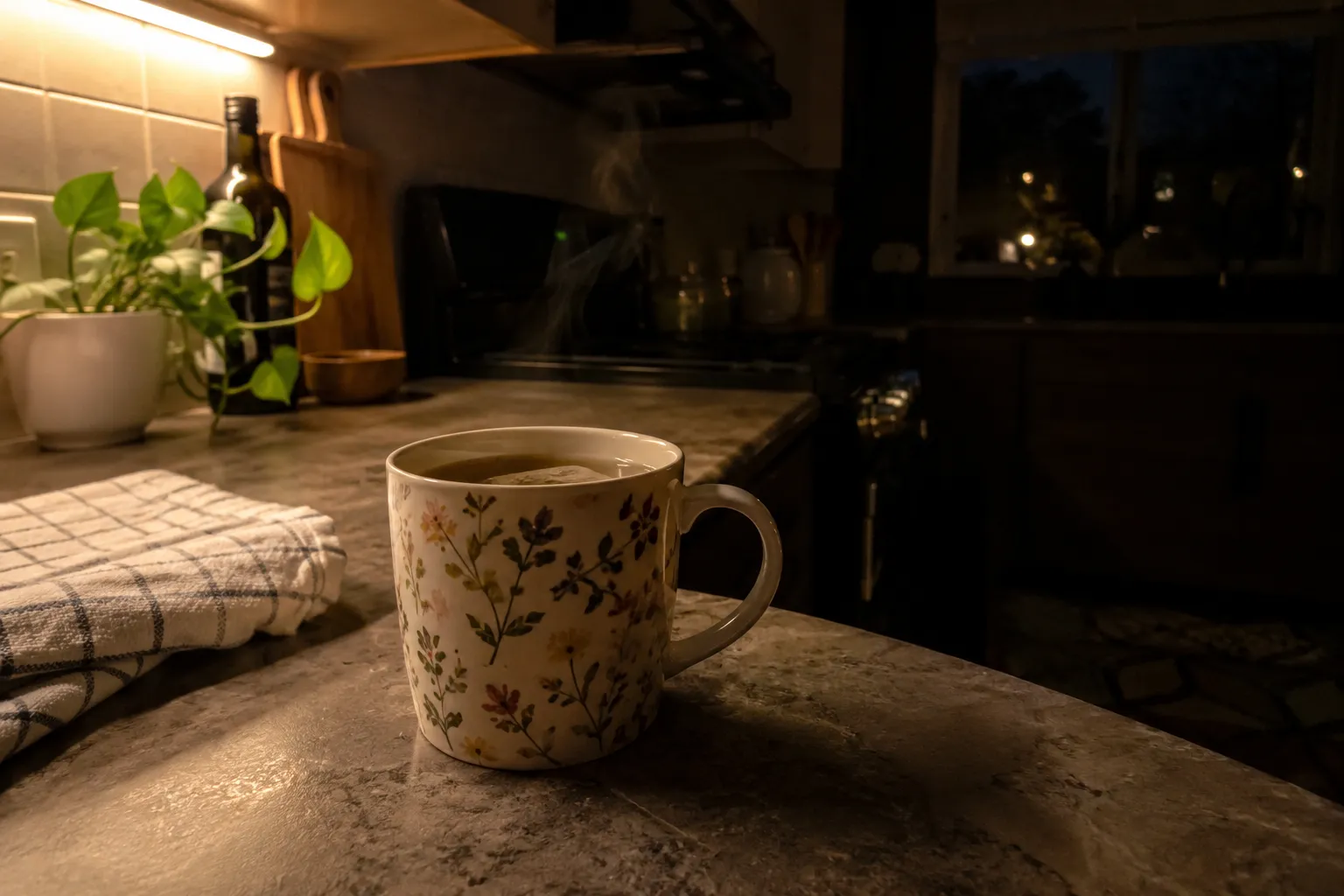 wake up at 3am herbal tea evening habit